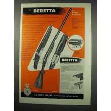 1954 Beretta 12 Gauge Magnum Shotgun Ad