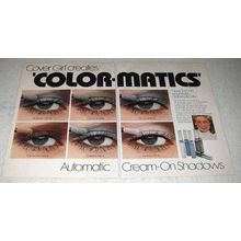 1978 Cover Girl Color-Matics Eye Shadow Ad