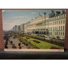 THE CARPET GARDENS, EASTBOURNE, SUSSEX used postcard by Elgate not posted =