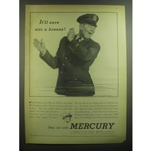 1945 Mercury Cars Ad - It'll sure stir a breeze