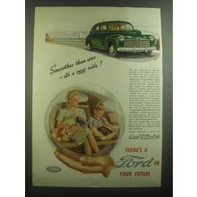 1945 Ford Cars Ad - Smoother than ever - itÕs a new ride