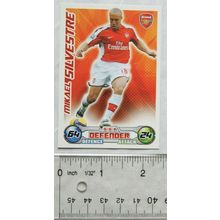 2008/09 Topps Match Attax Trading Card - Mikael Silvestre, Arsenal