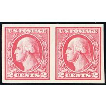 533, Mint Superb NH 2¢ Horizontal GEM Pair - Stuart Katz