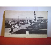 BOULOGNE-SUR-MER used antique postcard 1923 pm. #