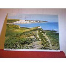 THE SEVEN SISTERS, SEAFORD SUSSEX used postcard by Judges 1986 pm #