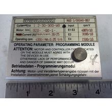 INDRAMAT 1/0X040-007 PROGRAMMING MODULE TDM 1.2-30-300-W0,CV