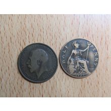 GB 1923 George V Half PennyCoin