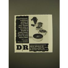 1961 Design Research Inc. Vallauris Pottery Advertisement