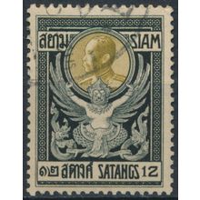 King Chulalongkorn: 12s - Siam 1910 - FH - MiNr 97 (A)