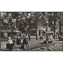 Am Corneliusplatz, Düsseldorf, 1952 - Cramers Foto-AK