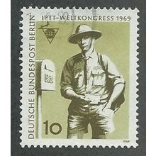 BERLIN - 1969 10pf 'I.P.T.T WORLD CONGRESS' FINE USED (EBID49-715)