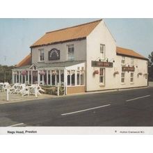 Nags Head Pub Public House Preston Postcard