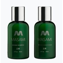 Mekabu Hydrating Shampoo & Conditioner Travel Size (2oz)[ 2oz Green ]