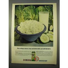 1963 Borden's Buttermilk and Cottage Cheese Ad