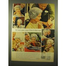 1965 Clairol Come Alive Gray Hair Color Ad - I Love It