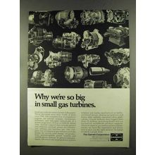 1972 Garrett Small Gas Turbines Ad - We're So Big