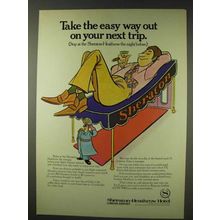 1978 Sheraton-Heathrow Hotel Ad - Easy Way Out