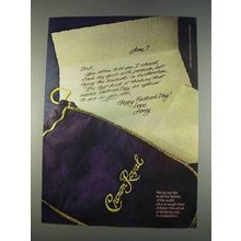 1982 Seagram's Crown Royal Ad - Dad You Often Told Me