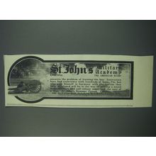 1930 St. John's Military Academy Advertisement