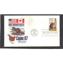 FDC Artmaster 2316 22c Beaver (Cachet-U/A) CV40096