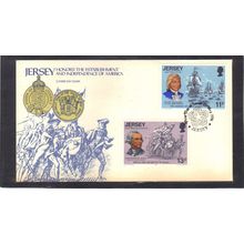 FDC Int'l Jersey Honoring USA Bicentennial (Cachet-U/A) CV01069