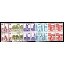 GERMANY BUND [1982] MiNr 1139-43 ( **/mnh ) [01] Bauwerke 4er