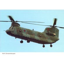 RAF Chinook Military Helicopter Dennis Military Plane Aircraft Postcard