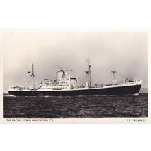 SS Pizarro Pacific Steam Navigation Company Ship Old RPC Postcard