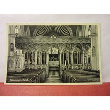 BRADNINCH CHURCH, DEVON unused antique postcard /