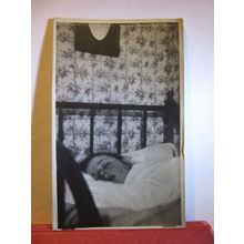 THELMA'S LAST NIGHT IN OLD BED, PHOTOGRAPH vintage postcard 1926 Newmarket pm #