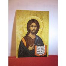 CHRIST PANTOCRATOR, ITALY .. used postcard dated 1994 =