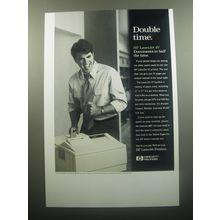 1994 Hewlett Packard HP LaserJet 4V Printer Advertisement - Double time