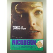 1992 Nicoderm Nicotine Transdermal System Ad - It's a patch. Ask your doctor