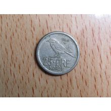 Norway 1966 25 Ore Coin