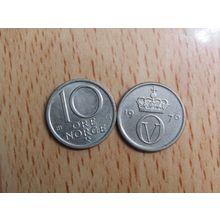 Norway 1976 10 Ore Coin