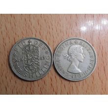GB 1955 Elizabeth II English 1/- Shilling Coin