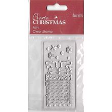 Papermania. Santa Down Chimney Stamp Set. Stamping Cardmaking Scrapbooking Craft