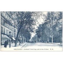 92 - Clichy - Boulevard Victor Hugo - près de la rue d'Alsace