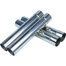 SOLOWILDER Thickness Stove Pipe Stainless Steel 4 Pcs Flue Chimney Extension Dia