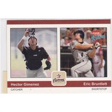 2004 Fleer Platinum Baseball Hector Gimenez/Eric Bruntlett