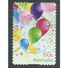 AUS 2012 60c (S/A) 'BALLOONS' FINE USED (EBID36-335)