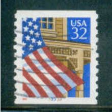 Used 2913 32c U.S. Flag Over Porch Fine CNS 33333 W0847