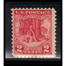 645 2c Valley Forge Barely Clears MNH O1310