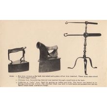 Chimney Sweep Cleaners Iron Tally Irons Old Postcard