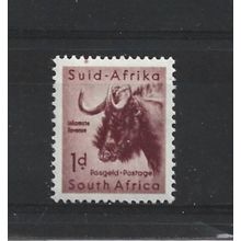 SouthAfrica.SG152 1d Black Wildebeest.Mounted Mint.Aug25