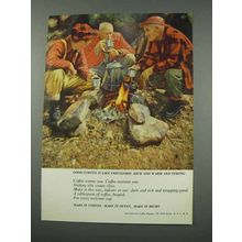 1961 Pan-American Coffee Bureau Ad - Rich, Warm, Strong