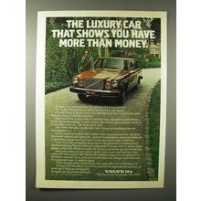 1975 Volvo 164 Car Ad - More Than Money