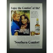 1975 Southern Comfort Liquor Ad - Enjoy Life