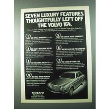 1975 Volvo 164 Car Ad - Seven Luxury Features