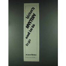 1979 American Library Association Ad - History Mystery